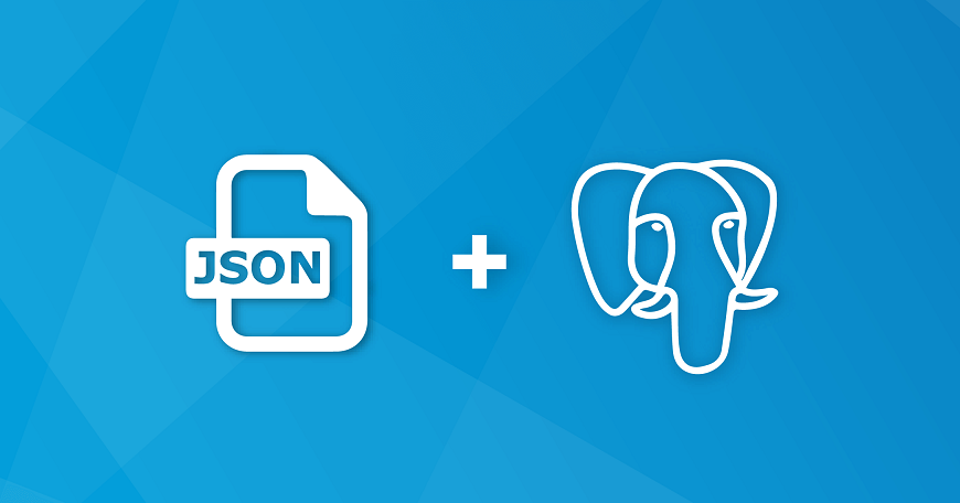 Postgres and JSON Logos